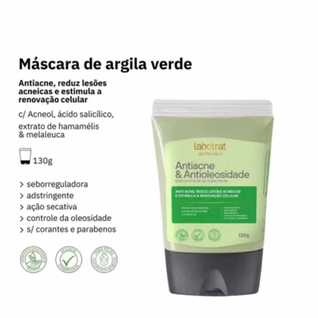 Máscara para pele oleosa